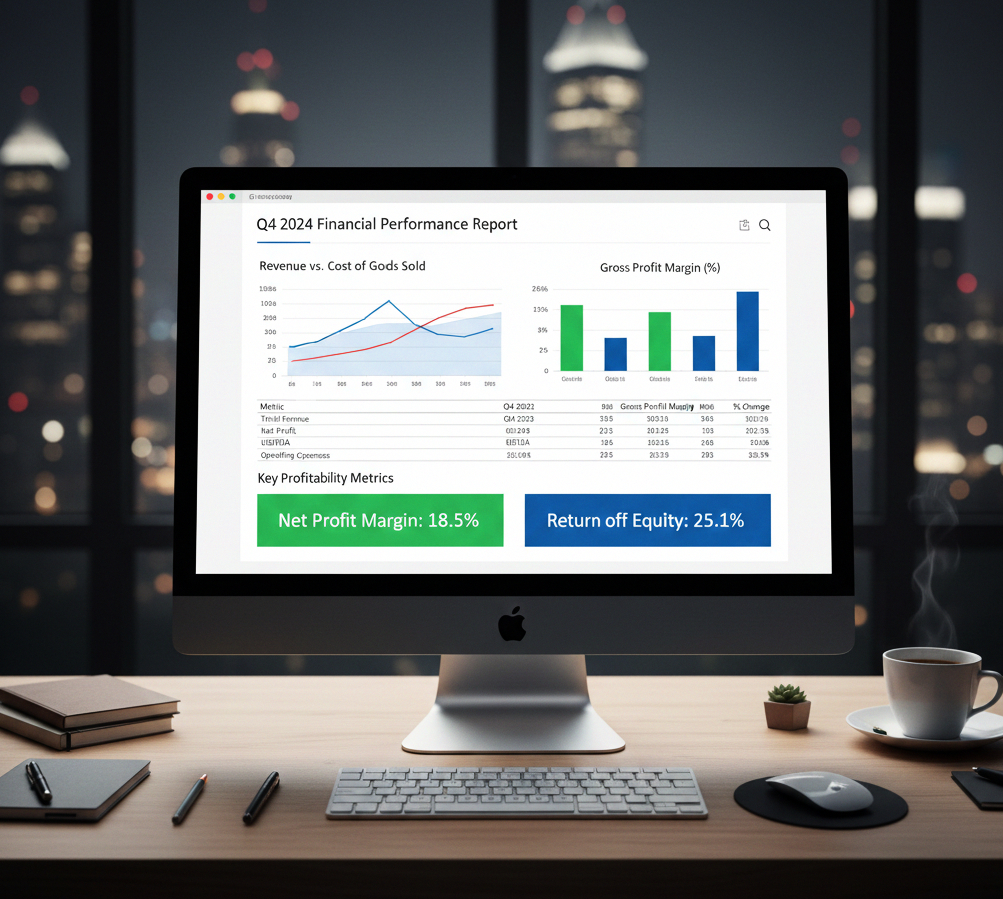 Escena de laboratorio donde expertos iteran en gestión de carteras de inversión para inversores privados conservadores